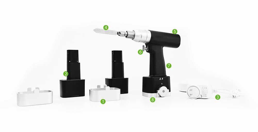 Battery Operated Cordless Reciprocating Bone Saw Micro For Plastic Surgery