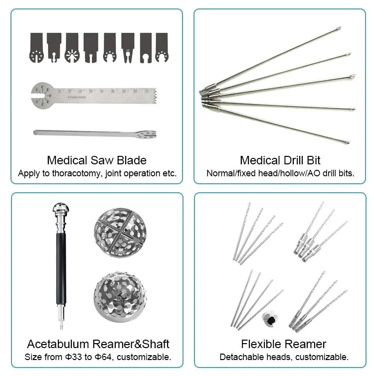 Orthopedic Cannula Bone Drill Bit Medical Accessories Stainless Steel HCS 2