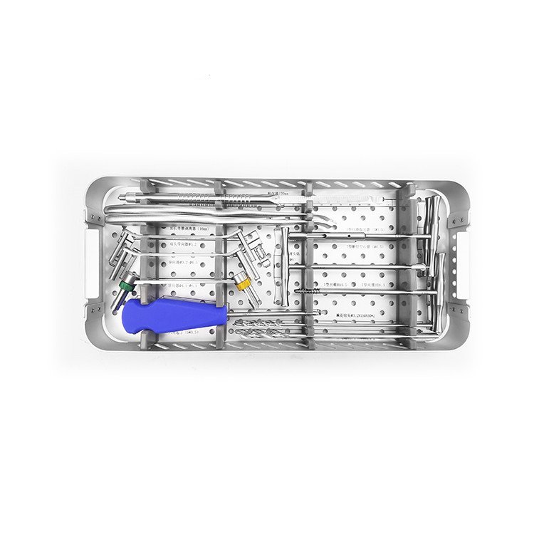 Lower Extremity Standard Orthopedic Implants Instrument Set for Surgical Endoscopic Procedures