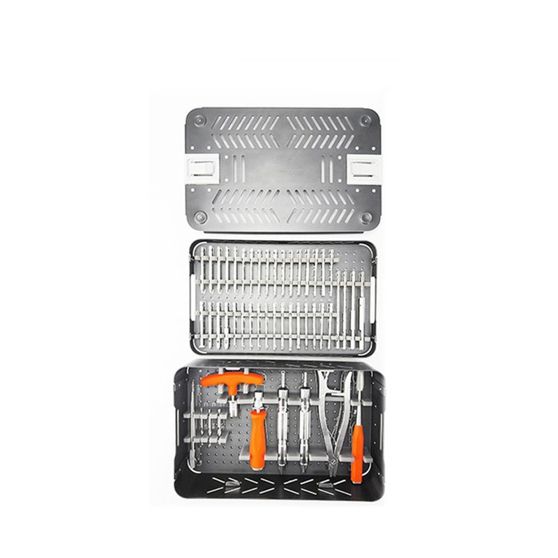 Surgical Instrument Set with Blade Screws - Stainless Steel Intramedullary Nail