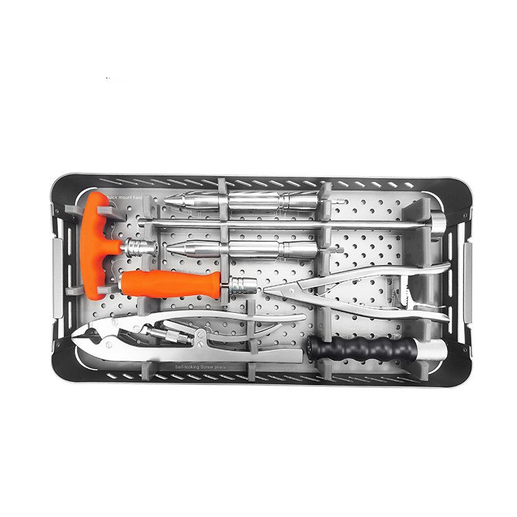 Large Fragment Fracture Instrument Set for Orthopedic Surgery Internal Fixation Removal Type III